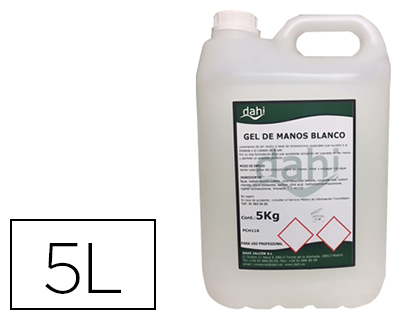 Gel de manos dahi nacarado 5l.